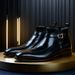 Large Size British Style Youth Versatile Men Side Zipper Ankle Boots_vogvips.com