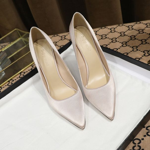 Women's Black Pointed Toe Stiletto Pumps - Classic Style High Heels (Wide Width Available)_vogvips.com