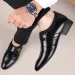 2025 New Men's Formal Shoes Plus Size Moccasins Pointed Toe Man Leather Shoe Classic Wedding Shoes Office Business Casual Shoes_vogvips.com