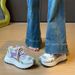Ins Korean Style New Dad For Women 2025 Spring Student Sports Running Casual Shoes Thick Sole Height Increasing BN031_vogvips.com