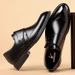 Inside Genuine Men's Top Layer Cowhide Leather Soft Sole Business Casual Shoes_vogvips.com