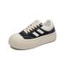 canvas Shoes Female Students Platform Heightening Shoes Board Shoes Breathable Casual Street Shoes_vogvips.com