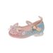 Princess Little Girls Small High Heels Leather Bow Soft Bottom Fashion Performance 2025 Spring And Autumn Crystal Shoes_vogvips.com