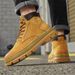 New High-Top Putian Yellow Height-Increasing Autumn Men's Thick-Soled Casual Genuine Leather Work Martin Boots_vogvips.com