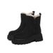 Women's Snow 2025 New Autumn Winter Fashionable Versatile Short Boots Non-Slip Fleece Lined Thickened Warm Cotton Shoes_vogvips.com
