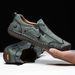 Hand-Stitched Men's Shoes, Outdoor Casual Shoes, One-Foot Flat Leather Shoes, Low-Top Large-Sized Loafers 6009_vogvips.com