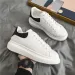 Men's Leather Thick Soled Sports Shoes, Classic Lace Up Casual Shoes, Unisex_vogvips.com