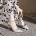 Small Size313233Baotou Sandals For Women, Unique Design, Elegant Style, Thin Heel, One-Strap High Heels, Large Sizes_vogvips.com