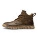 European Warm Series Martin Genuine Soft Sole Wear-Resistant Casual British Style Work Men's High-Top Leather Boots Safety Shoes_vogvips.com