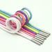 Round Metallic Shoelaces With Aglets - Gold, Silver, Black & Rainbow Colors For Sneakers & Casual Shoes (70-160cm)_vogvips.com