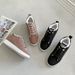 2025 Winter Cotton For Women With Fleece, Flat Sneakers, 2023 New Snow Boots, Warm Student Casual Shoes_vogvips.com