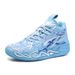 Basketball For Spring, Autumn, And Winter, Mid-High Top, Unisex, Mesh Fabric, Contrasting Colors, Fashionable Couple's_vogvips.com