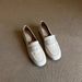 Lancui~2025 Spring White Loafers For Women British Style Slip-On Lazy Commuter Flat Single Shoes_vogvips.com