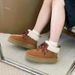 Soft Leather Version ~ Sheepskin Thick-Soled Snow For Women Winter 2024 New Lace-Up Short Height-Increasing Boots Cotton_vogvips.com