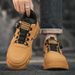 New Leather Spring Men's Shoes High-top Men's Heightening Tooling Martin Boots_vogvips.com