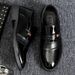 Men’s Shoes Men's Leather Shoes Casual Business Formal Leather Shoes Breathable Youth Black Men's Leather Shoes British Korean Style Wedding_vogvips.com
