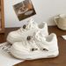 Women S Spring New Item Niche Bread Women Thick Soled Versatile Board White Shoes_vogvips.com