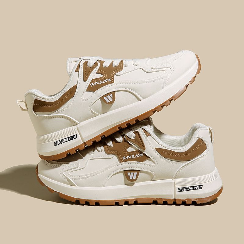 Women's 2024 New Student Korean Version Ins Trend Versatile Thick-Soled Sports Casual Shoes Spring Autumn 5162_vogvips.com