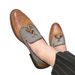 Euro Step Brogue Carved Men's British Pointed Business Casual Korean Style Formal Wedding Nightclub Youth Versatile Trendy Small_vogvips.com