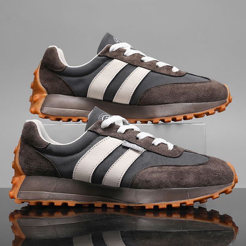 Large Size Men Casual Spring Autumn Breathable Comfortable Vintage Sneakers Fashion Lace Up Outdoor Non Slip Running_vogvips.com