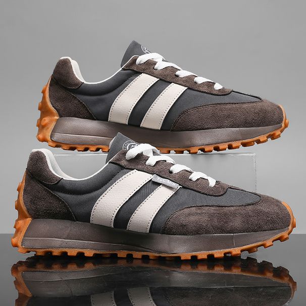 Large Size Men Casual Spring Autumn Breathable Comfortable Vintage Sneakers Fashion Lace Up Outdoor Non Slip Running_vogvips.com