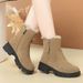 Women's Snow Boots, Women's Boots, Comfortable New Autumn And Winter Versatile Short Tube Anti Slip And Thick Velvet Warm Cotton Shoes_vogvips.com
