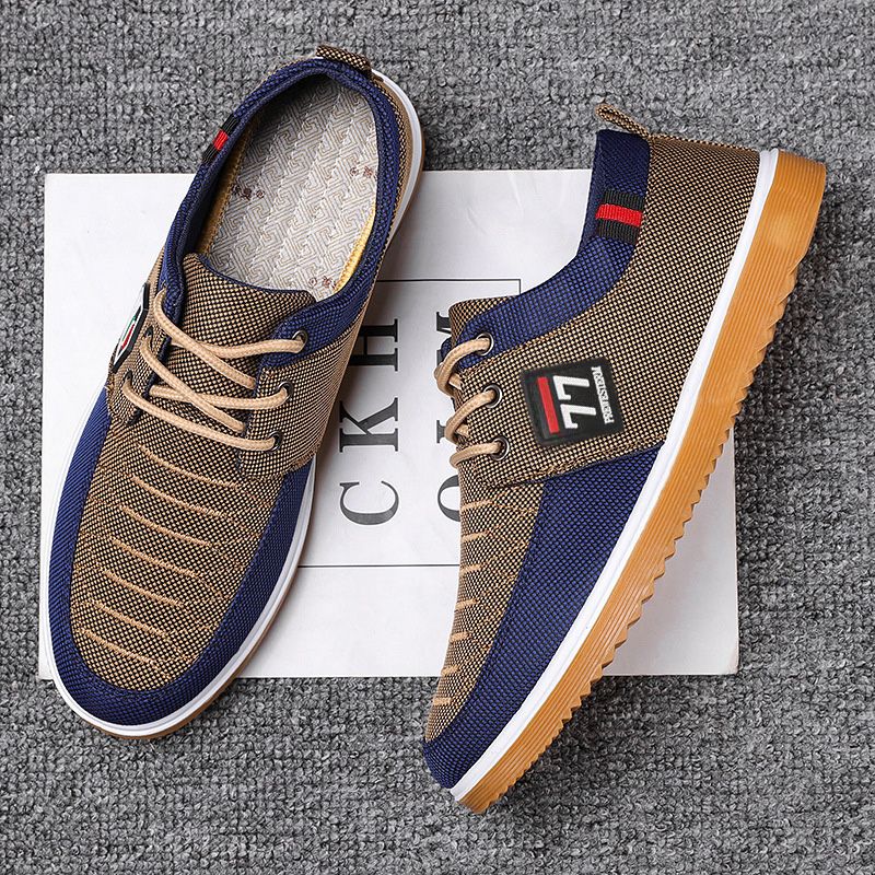 2025 New Fashionable Trendy Men's Casual Sports Shoes Comfortable And Versatile Knitted_vogvips.com
