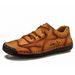 Suitable For All Seasons Large Size Genuine Leather Soft Sole Simple Men's Fashion Versatile Casual Shoes For Outdoor Wear_vogvips.com