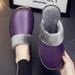 Cotton Slippers Indoor Anti Slip Soft Sole, Silent And Breathable, Household Leather Slippers With Sequins_vogvips.com
