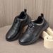 Summer New Genuine Top Layer Hollow Breathable Men's Sports Casual Leather Shoes Sneakers_vogvips.com