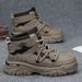 European Warm Series Martin Autumn Outdoor Hiking High-Top Short Men's Non-Slip Wear-Resistant Yellow Work Boots 2025 New Model_vogvips.com