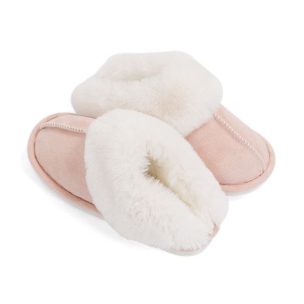 Cotton Autumn Winter Memory Foam Suede Fleece Warm Indoor Home Slippers For Men And Women_vogvips.com