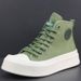 Men's Shoes High Top Canvas 2024 Spring Student Trend All Match New Breathable Men's Sports Casual Shoes_vogvips.com