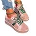 Women's Shoes Full Diamond Thick Bottom Shoes For Women Spring New Color Matching Embroidery Two Color Lace Up Casual Sports Shoes_vogvips.com