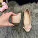 Elegant Bowknot Slip-On Commuting Shallow-Heel Women's Shoes 2026 Spring New French Style Height-Increasing Ballet Flats_vogvips.com