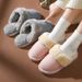New In Autumn And Winter! Fleece Warm Cotton Mop Thick-bottomed Plush Male And Female Couples Warm Cotton Slippers For Indoor And Outdoor Use_vogvips.com