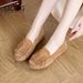 OZZEG Genuine Leather Spring Shallow Mouth Tassel Maternity Single Flat Bottomed Women's Boat Shoes 2FC07_vogvips.com