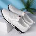 Suitable For All Seasons 2024 Leather Soft Sole Men's Business Casual Shoes Summer Hollow Sandals Slip-On Loafers_vogvips.com