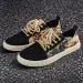 Men's Summer New Student Oil Painting Casual Slip On Cloth Shoes_vogvips.com