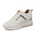 Women’s Shoes Summer New Thick Soled Wedge Heels Casual Sports Mesh Women's Shoes 43 Large Sizes_vogvips.com
