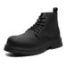 Martin Boots Men's Legs Thin Inner Height Increase Thick Sole Fashion Boots Height Increase Tide Shoes_vogvips.com