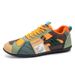 Men's Color Block Sneakers - Retro Racing Style Chunky Casual Shoes, Breathable Mesh Lightweight Walking Shoes For Streetwear_vogvips.com