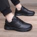 Soft Moccasin Comfortable Casual Shoes For Solid Black White Walking Men Sneakers Footwear Plus Size 39-46_vogvips.com