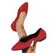 European And American Foreign Trade Large Size Casual Flat Loafers 2025 Autumn New Pointed Soft Sole Outdoor Shallow_vogvips.com