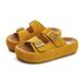MingLiu New Slippers For Outdoor Wear, Fashionable 2025 Summer Casual Versatile, Flat Bottomed, Semi Draggable, High-end Beach Slippers_vogvips.com