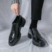 Men's Fashion Brown Derby Shoes Genuine Leather British Black Business Suit Men's Shoes Lace-up Oxford Shoes Banquet Dress Wedding Shoes Plus Size 46_vogvips.com