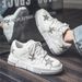 Personalized Irregular Board Star Trendy Skateboarding Student Men's Shoes_vogvips.com
