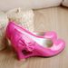 Women's Chunky Heel Mary Jane Shoes – Round Toe, Bow Detail, PU Leather (Sizes 34-43, White/Black/Yellow/Pink)_vogvips.com