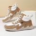 First Layer Leather High-top Large-size Women's Shoes Women's Martin Boots Short Boots Sports And Leisure Shoes Versatile Leather Boots_vogvips.com