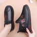 Winter Old Beijing Elderly Women's Cotton Warm Fleece Soft Sole Middle-aged Mom Shoes Snow Boots_vogvips.com